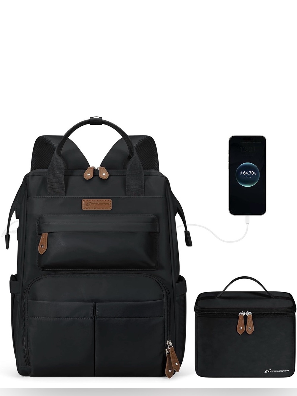Laptop Backpack with Lunch Box